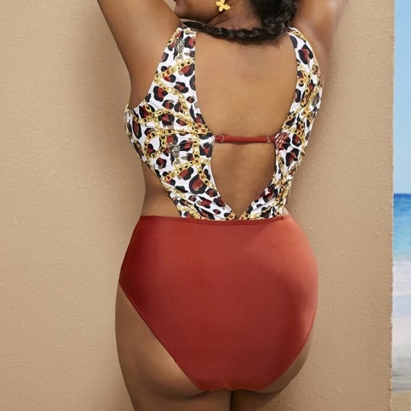 NEW| Plus Size Cut-Out One Piece - Picture 2 of 4
